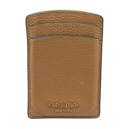 Tan Card Case Wallet