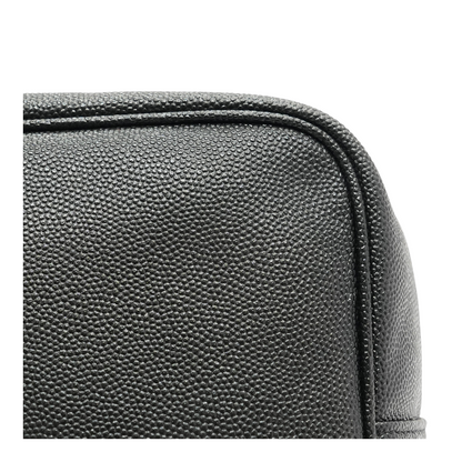 Grooming Case in Black  Leather