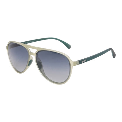 Green Buzzed on the Tower Aviator Sunglasses