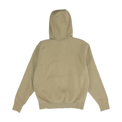 Tan Solid Hoodie Pullover
