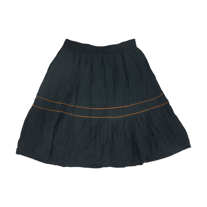 Black Plus Midi Skirt