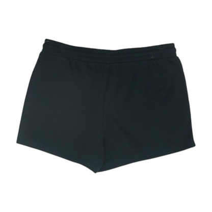 Black Solid Active Shorts