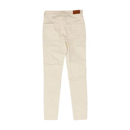Ivory Damask High Rise Skinny Leg Jeans