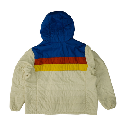 Beige Plus Color Block Jacket