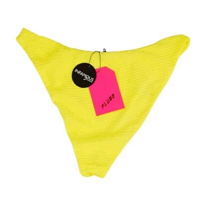 Neon Yellow Solid Swim Bottom