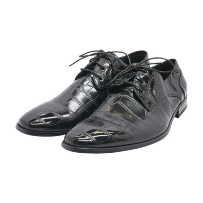 Black Lace-Up Dress Shoes