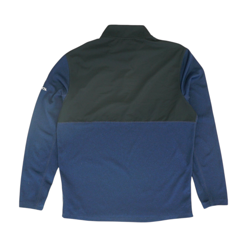 Navy Color Block 1/4 Zip Pullover