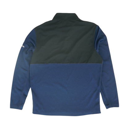 Navy Color Block 1/4 Zip Pullover