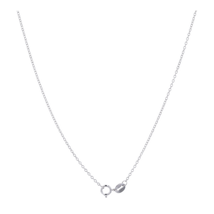 1 ctw Sterling Silver Black Diamond Pendant Necklace
