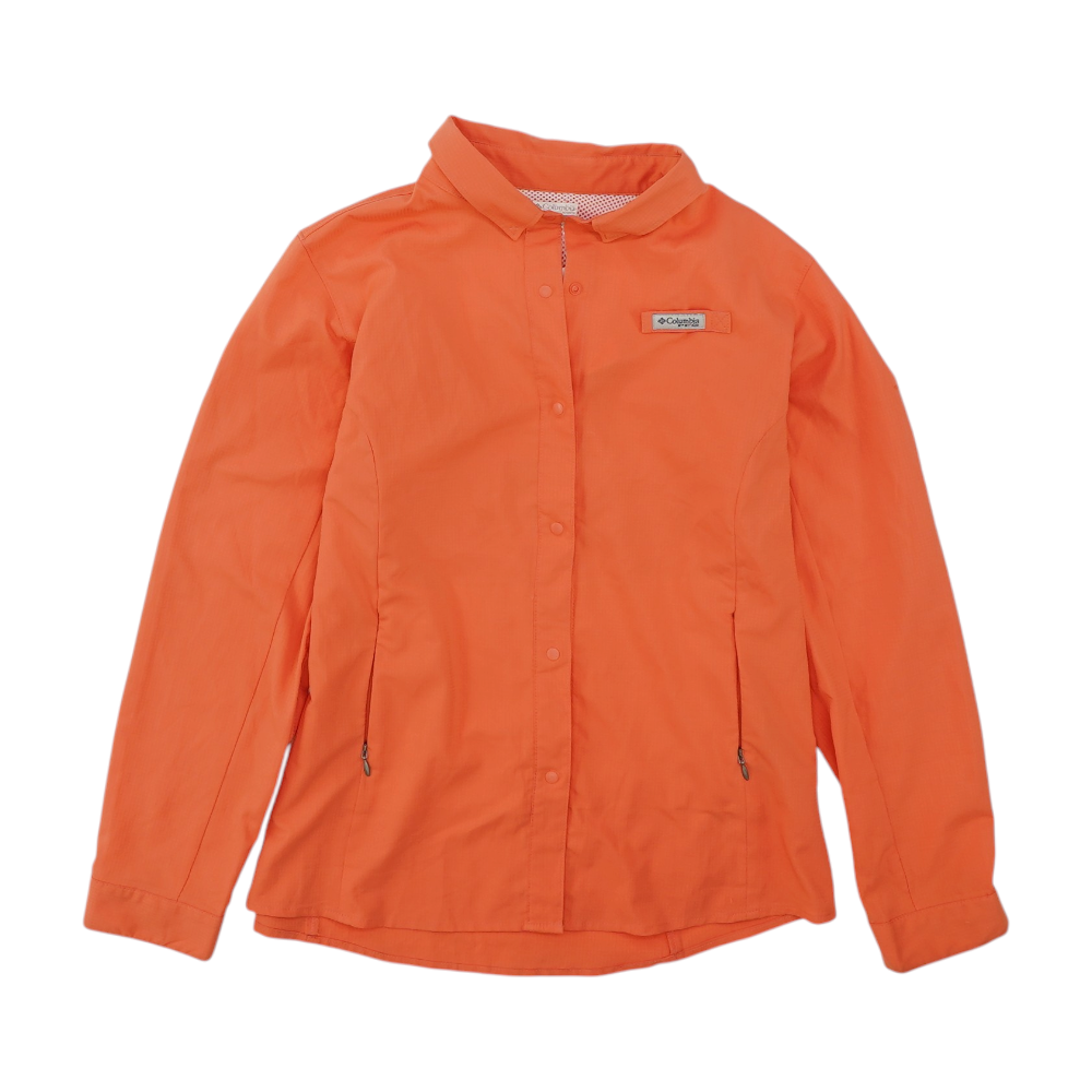 Orange Outdoor Button Down