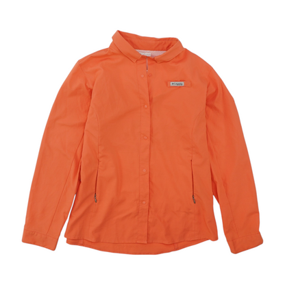 Orange Outdoor Button Down