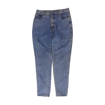 Vintage Blue Solid Denim Jeans