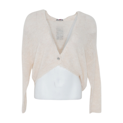 Beige Cardigan Sweater