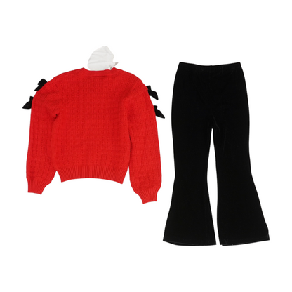 Red Long Sleeve Set