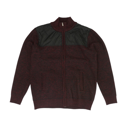 Maroon Solid Jacket