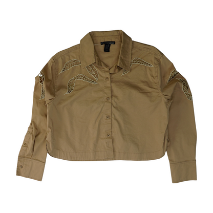 Tan Button Down