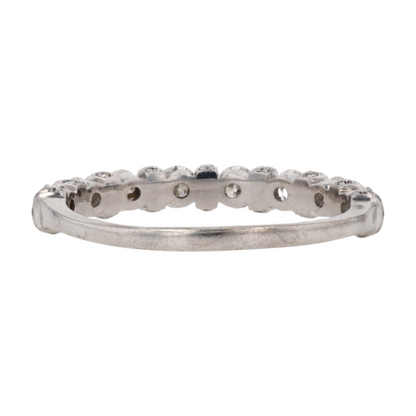 5/8 ctw 14K White Gold Diamond Band Ring