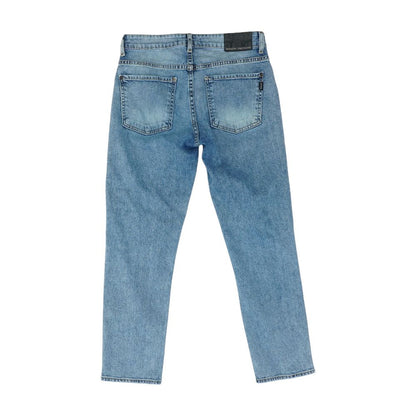Blue Solid Jeans