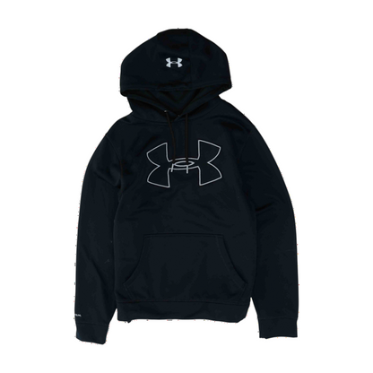 Black Solid Hoodie Pullover