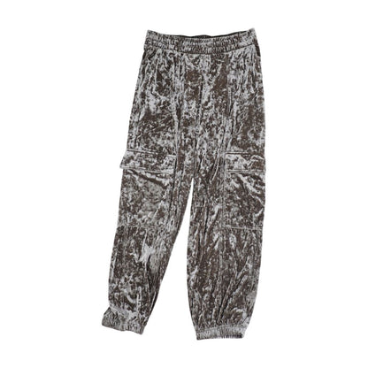 Brown Solid Sweatpants Pants