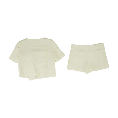 Yellow Solid Short Set