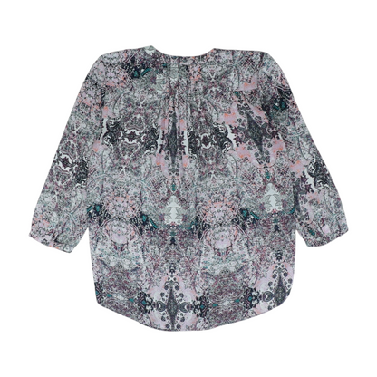 Pink Abstract Blouse