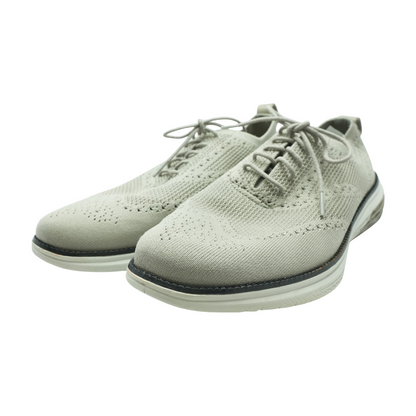 Gray Lace-Up Casual Shoes