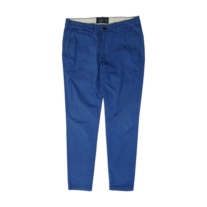 Blue Slim Pants