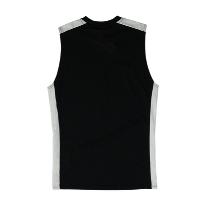 Black Color Block Active Tank