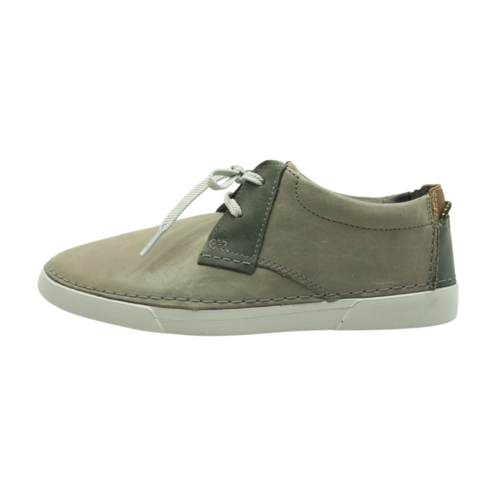 Gray Lace-Up Dress Shoes