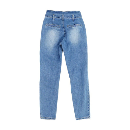 Blue Solid Jeans