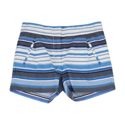 Blue Striped Chino Shorts