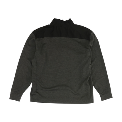 Charcoal Color Block 1/4 Zip Pullover