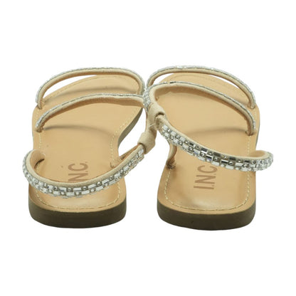 Silver Flat Sandals
