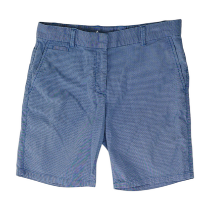 Blue Petite Solid Chino Shorts