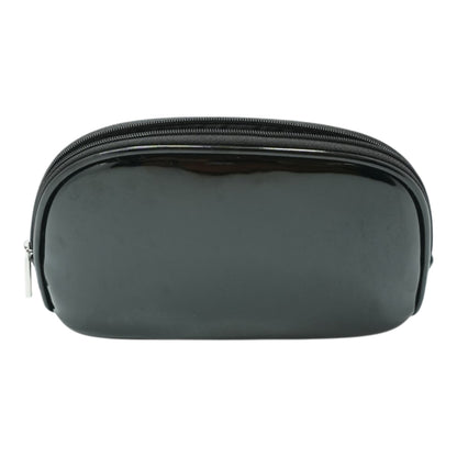 Black Solid Makeup Bag