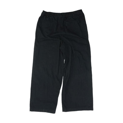 Black Solid Dress Pants