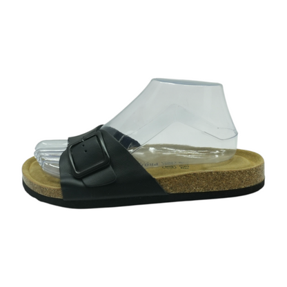 Black Flat Sandals