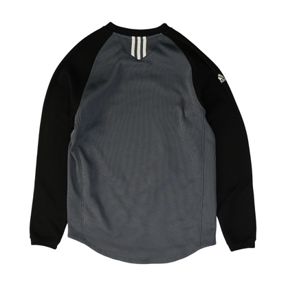 Gray Color Block Sweatshirt Pullover