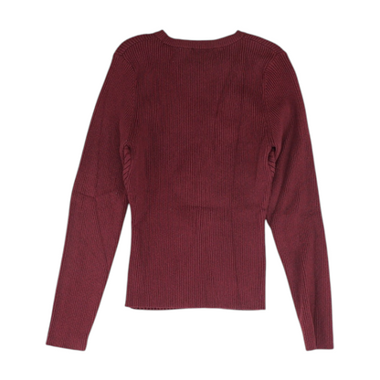 Burgundy Pullover Sweater