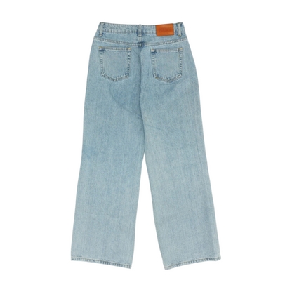 Blue Wide Leg Jeans