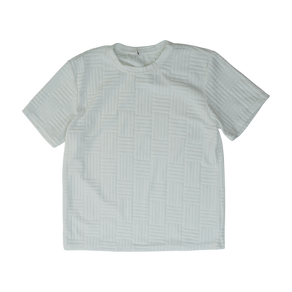 White Solid T-Shirt
