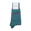 Teal Striped Socks