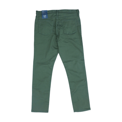 Green Slim Pants
