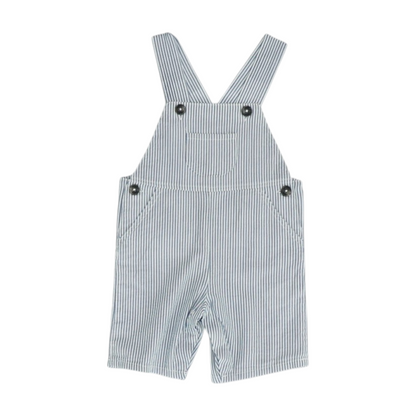 Blue Striped Sleeveless One-Piece