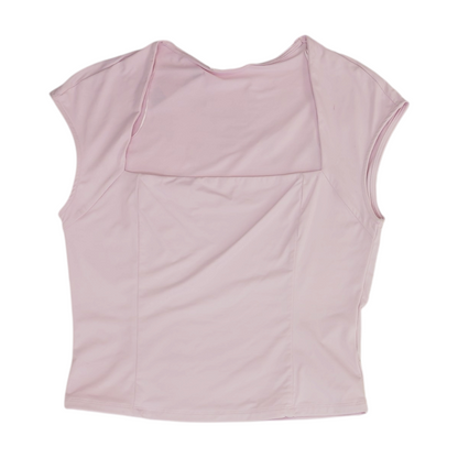Pink Cropped Blouse
