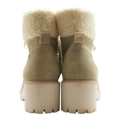 Beige Ankle Boots