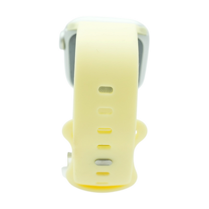 41mm Series 8 Silver Smartwatch Yellow Band M/L