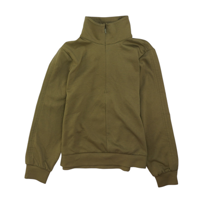Athleta Olive Solid 1/4 Zip Pullover – Image 1