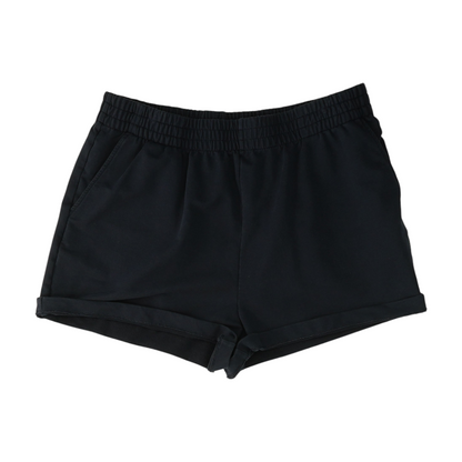 Navy Solid Active Shorts